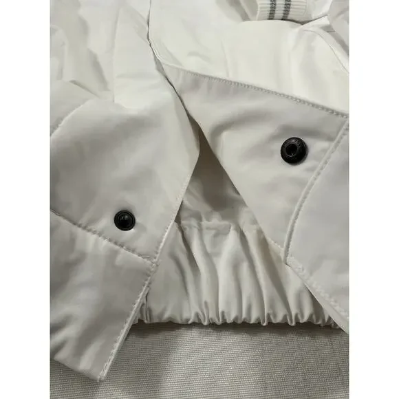 NIKE ON-FIELD x LSU TIGERS Sz LSideline Players Jacket Snap Front White Mens - Picture 10 of 16